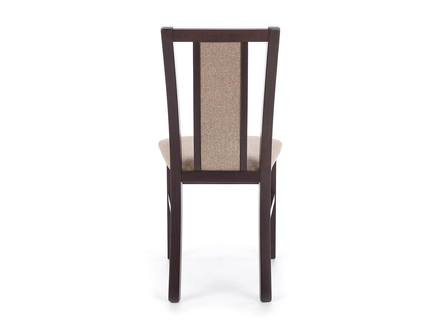 Klasyczne drewniane krzesło w kolorze orzecha
