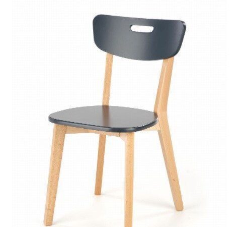 Krzesło do Kuchni z Drewnianym Oparciem Nicolas