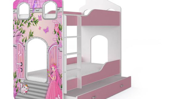 miniaturka Łóżko Piętrowe Domek JACK