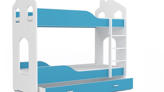 miniaturka Łóżko Domek Piętrowe JACK