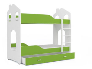 miniaturka Łóżko Domek Piętrowe JACK
