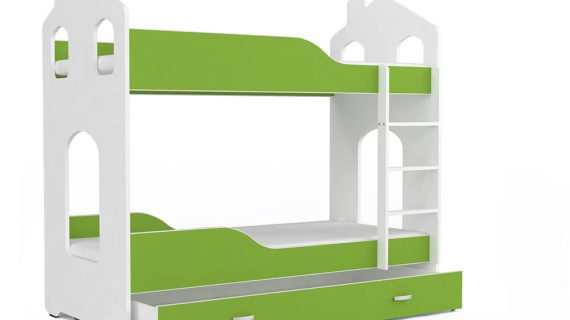 miniaturka Łóżko Domek Piętrowe JACK