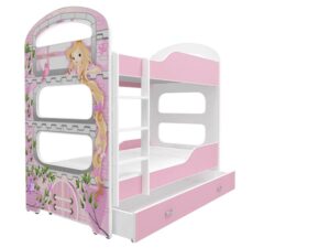 Łóżko Piętrowe z Grafiką JACK