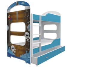 miniaturka Łóżko Piętrowe z Grafiką JACK