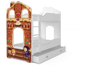 miniaturka Łóżko Piętrowe Domek JACK