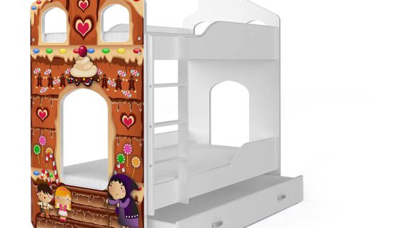 miniaturka Łóżko Piętrowe Domek JACK