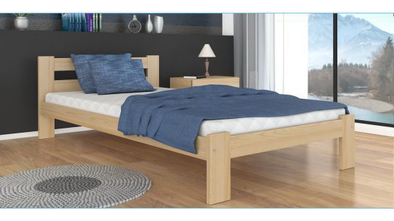 Łóżko Sosnowe ze Stelażem MELANIA