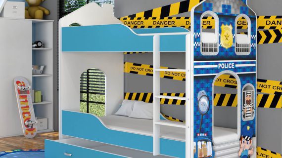 miniaturka Łóżko Piętrowe Domek JACK