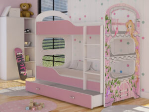 miniaturka Łóżko Piętrowe z Grafiką JACK