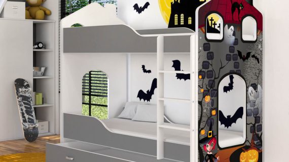 miniaturka Łóżko Piętrowe Domek JACK