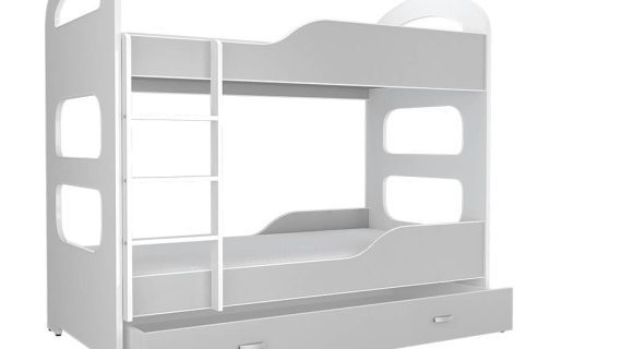 Łóżko Piętrowe z Szufladą dla Dziecka JACK