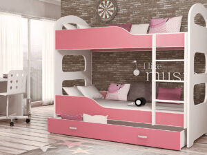 miniaturka Łóżko Piętrowe z Szufladą dla Dziecka JACK