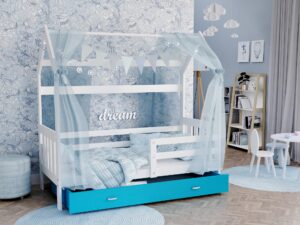 miniaturka Łóżko Domek z Pojemnikiem HOUSE