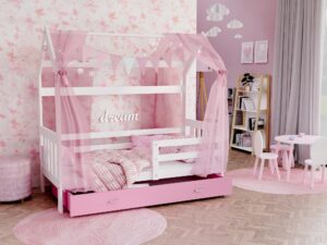 miniaturka Łóżko Domek z Pojemnikiem HOUSE