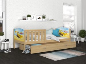 miniaturka Łóżko 80×200 z Szufladą DUMBO P