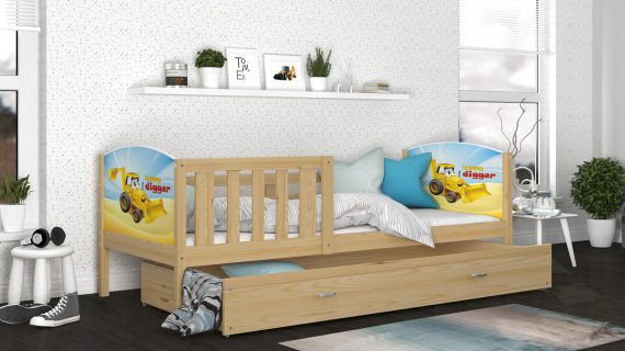 miniaturka Łóżko 80×200 z Szufladą DUMBO P