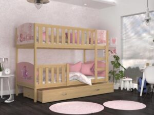 miniaturka Łóżko z Pojemnikiem na Pościel Piętrowe DUMBO