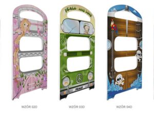 miniaturka Łóżko Piętrowe z Grafiką JACK