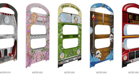 miniaturka Łóżko Piętrowe z Grafiką JACK