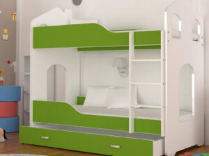 miniaturka Łóżko Domek Piętrowe JACK