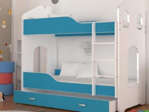 miniaturka Łóżko Domek Piętrowe JACK