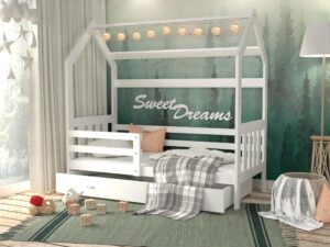 miniaturka Łóżko Domek z Pojemnikiem HOUSE