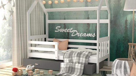 miniaturka Łóżko Domek z Pojemnikiem HOUSE