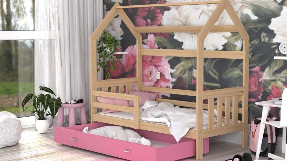 miniaturka Łóżko Domek z Pojemnikiem HOUSE