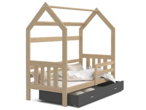 miniaturka Łóżko Domek z Pojemnikiem HOUSE