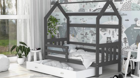 miniaturka Łóżko Domek z Pojemnikiem HOUSE