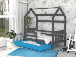 miniaturka Łóżko Domek z Pojemnikiem HOUSE