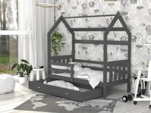 miniaturka Łóżko Domek z Pojemnikiem HOUSE