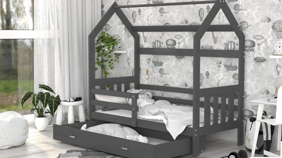 miniaturka Łóżko Domek z Pojemnikiem HOUSE