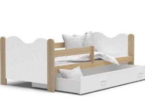 Łóżko 80×190 z Pojemnikiem na Pościel RICO