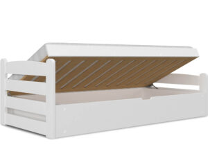 miniaturka Łóżko Drewniane 90×200 Podnoszony Stelaż FELIKS