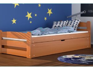 miniaturka Łóżko Drewniane 90×200 Podnoszony Stelaż FELIKS