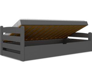 miniaturka Łóżko Drewniane 90×200 Podnoszony Stelaż FELIKS