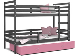 miniaturka Łóżko Trzyosobowe Piętrowe dla Dzieci MIKE 3