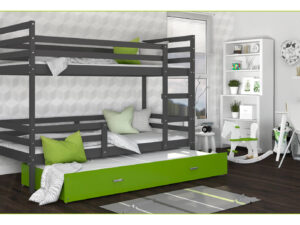 miniaturka Łóżko Trzyosobowe Piętrowe dla Dzieci MIKE 3