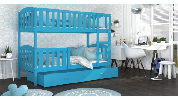 miniaturka Łóżko Piętrowe z Pojemnikiem na Pościel JANKES