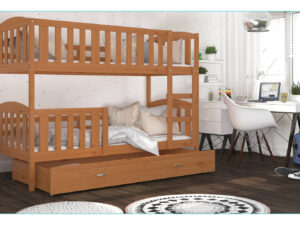 miniaturka Łóżko Piętrowe z Pojemnikiem na Pościel JANKES