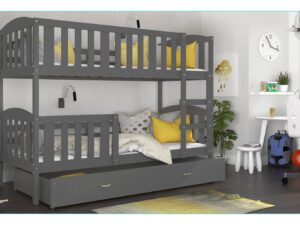 miniaturka Łóżko Piętrowe z Pojemnikiem na Pościel JANKES