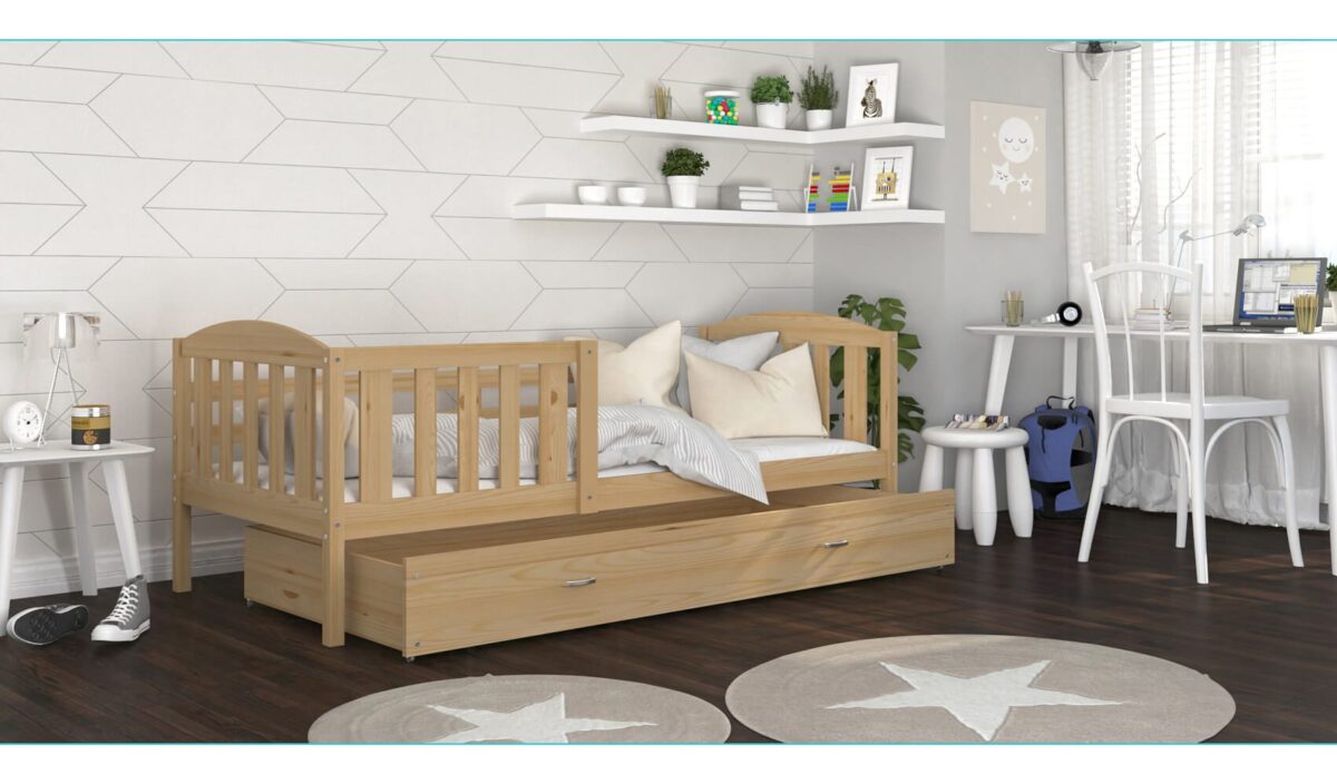 Łóżko Dziecięce 90×200 z Szufladą Jankes P