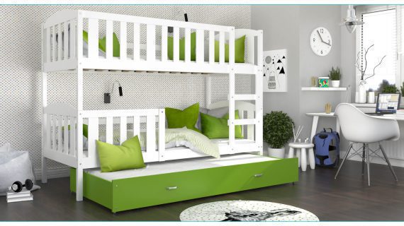 Trzyosobowe Łóżko Piętrowe JANKES 3