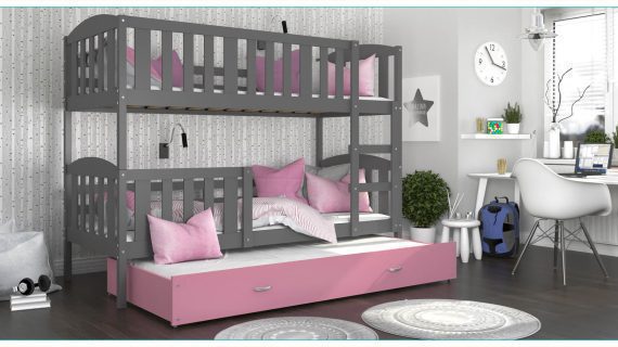 miniaturka Trzyosobowe Łóżko Piętrowe JANKES 3