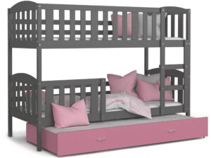 miniaturka Trzyosobowe Łóżko Piętrowe JANKES 3