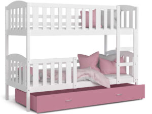 miniaturka Łóżko Piętrowe z Pojemnikiem na Pościel JANKES