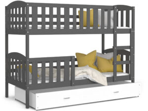 miniaturka Łóżko Piętrowe z Pojemnikiem na Pościel JANKES