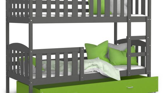 Łóżko Piętrowe z Pojemnikiem na Pościel JANKES