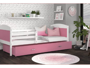 miniaturka Łóżko dla Dziecka z Barierką i Szufladą Dyzio P